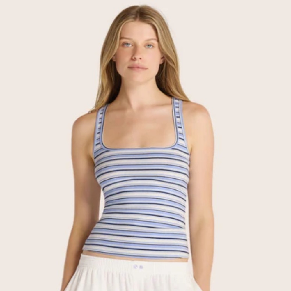SET ACTIVE Stripe Jersey Stripe Body Tank